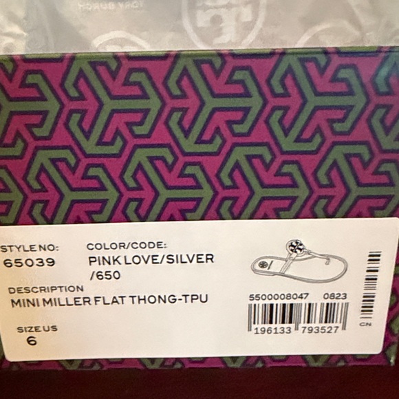 Tory Burch Glitter Pink Sandals - Picture 4 of 6